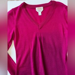 Talbots Merino wool sweater petite xs/s vintage